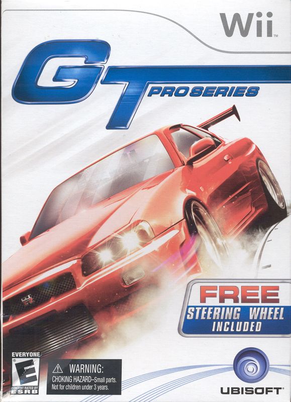 GT Pro Series (with Racing Wheel) box art for Wii